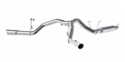MBRP Armor Lite 4 Inch Cat Back Exhaust Dual Split Side Exit Aluminized | 2014+ Ram 2500 6.4L