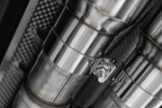 MBRP Armor Pro 3 Inch Cat Back Exhaust Dual Split Rear Exit T304 Stainless Carbon Fiber Tips Race Version | 2021-2024 Ram TRX