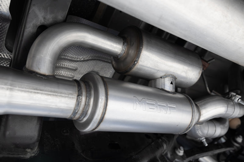MBRP Armor Pro 3 Inch Cat Back Exhaust 2.5 Inch Dual Split Rear Exit with Polished Tips | 2025+ Ram 1500 3.0L SST SO