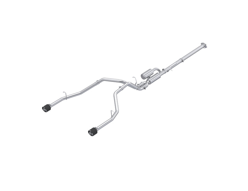 MBRP Armor Pro 3 Inch Cat Back Exhaust 2.5 Inch Dual Split Rear Exit with Carbon Fiber Tips | 2025+ Ram 1500 3.0L SST SO