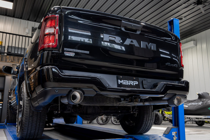 MBRP Armor Pro 3 Inch Cat Back Exhaust 2.5 Inch Dual Split Rear Exit with Carbon Fiber Tips | 2025+ Ram 1500 3.0L SST SO