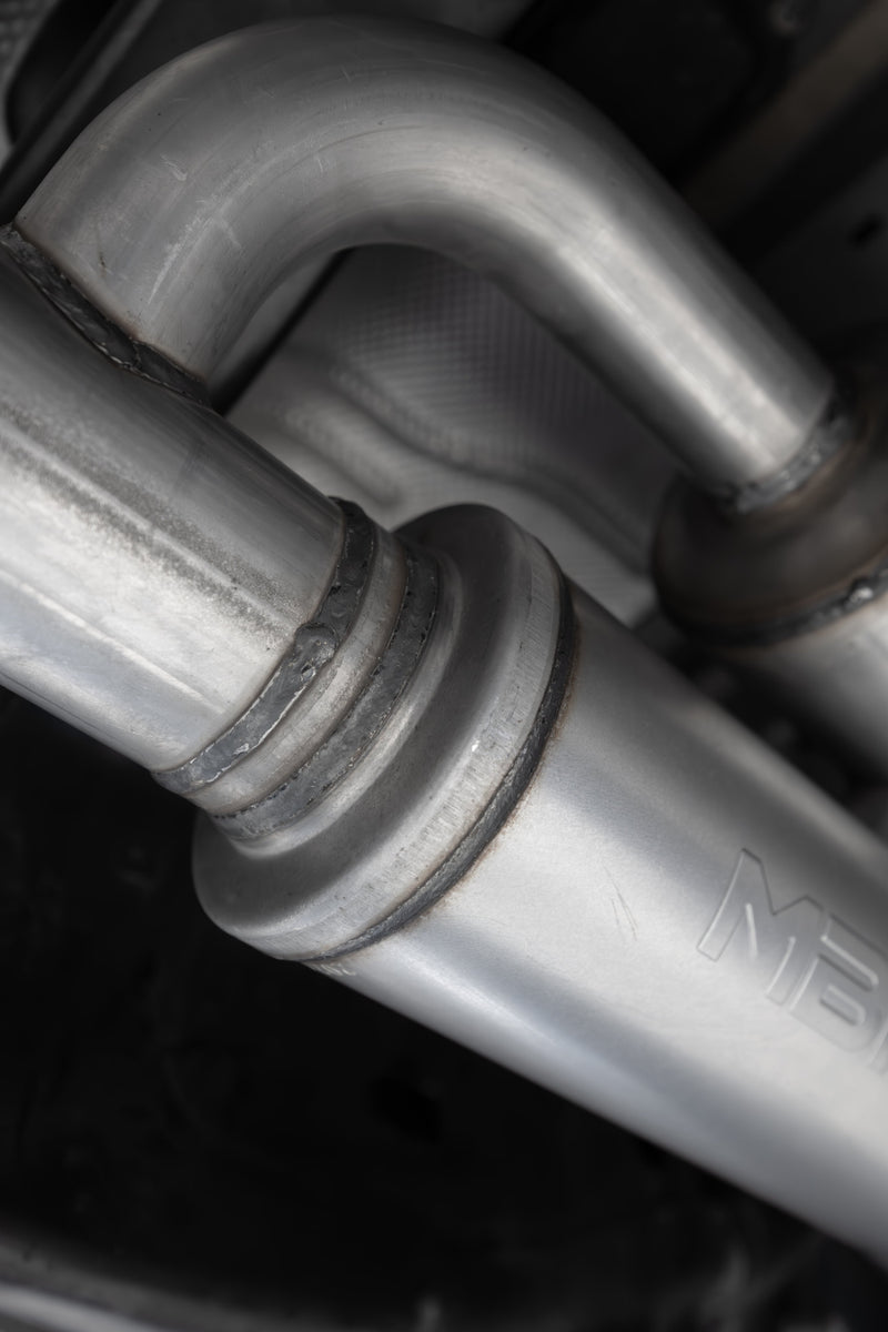 MBRP Armor Lite 3 Inch Cat Back Exhaust 2.5 Inch Dual Split Rear Exit with Polished Tips | 2025+ Ram 1500 3.0L SST SO
