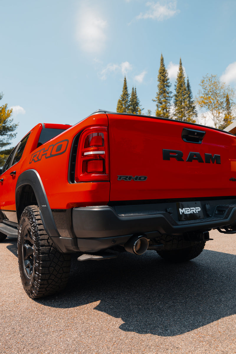 MBRP Armor Pro 3 Inch Cat Back Exhaust Dual Split Rear Exit with Carbon Fiber Tips | 2025+ Ram 1500 RHO 3.0L HO