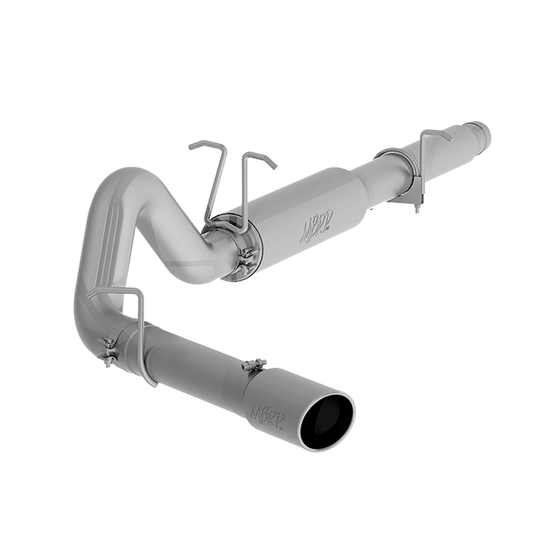 MBRP Armor Lite 4 Inch Cat Back Exhaust Single Side Exit Aluminized 5 Inch OD Tip | 1999-2004 Ford F-250/F-350 V10