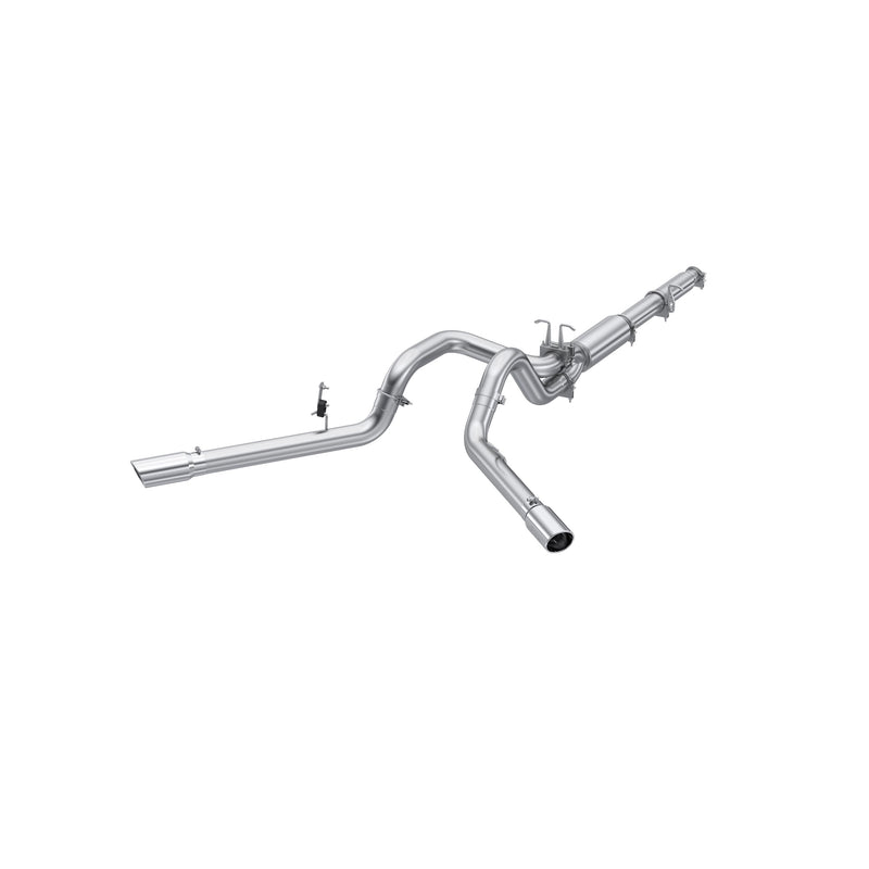 MBRP Armor Lite 4 Inch Cat Back Exhaust Dual Split Side Exit Aluminized | 1999-2004 Ford F-250/F-350 V10