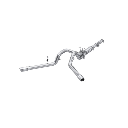 MBRP Armor Lite 4 Inch Cat Back Exhaust Dual Split Side Exit Aluminized | 1999-2004 Ford F-250/F-350 V10