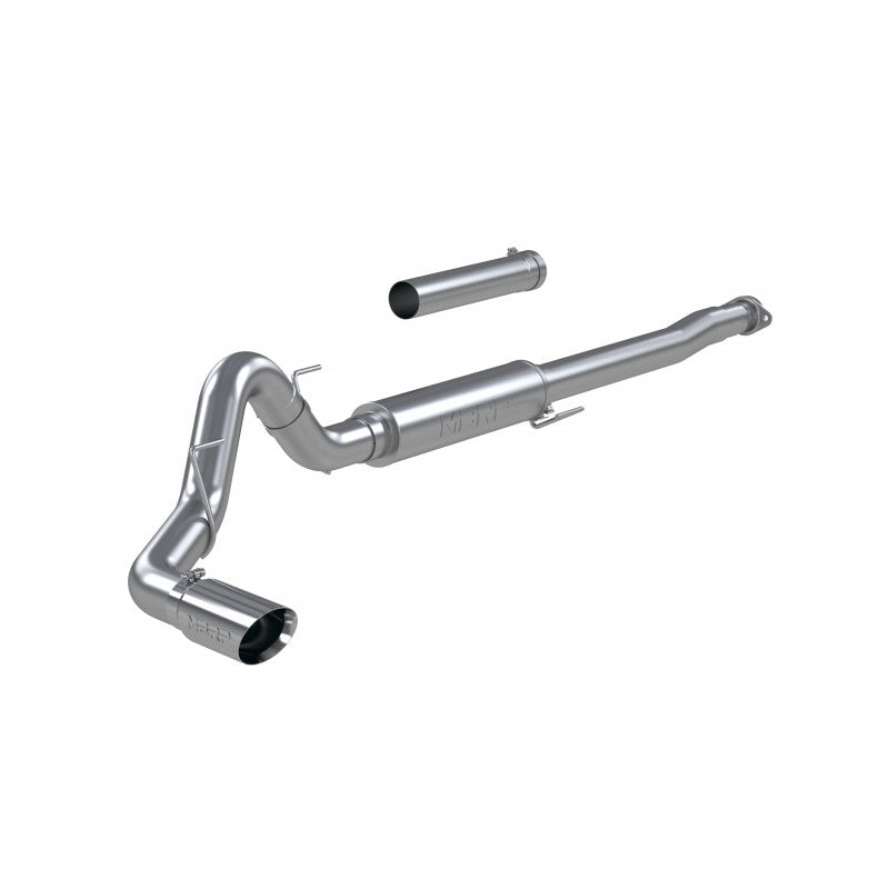 MBRP Armor Pro 4 Inch Cat Back Exhaust Single Side Exit Race Version T304 Stainless | 2021+ Ford F-150