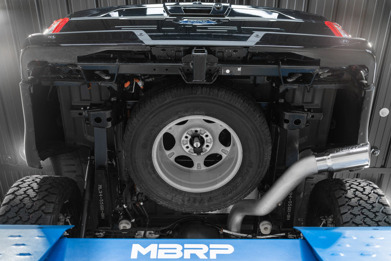 MBRP Armor Pro 4 Inch Cat Back Exhaust Single Side Exit Race Version T304 Stainless | 2021+ Ford F-150
