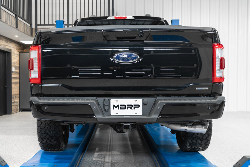 MBRP Armor Pro 4 Inch Cat Back Exhaust Single Side Exit Race Version T304 Stainless | 2021+ Ford F-150