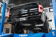 MBRP Armor Pro 4 Inch Cat Back Exhaust Single Side Exit Race Version T304 Stainless | 2021+ Ford F-150
