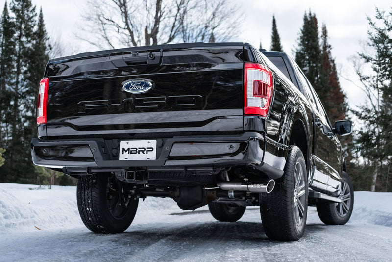 MBRP Armor Pro 3 Inch Cat Back Exhaust Single Side Exit T304 Stainless | 2021+ Ford F-150