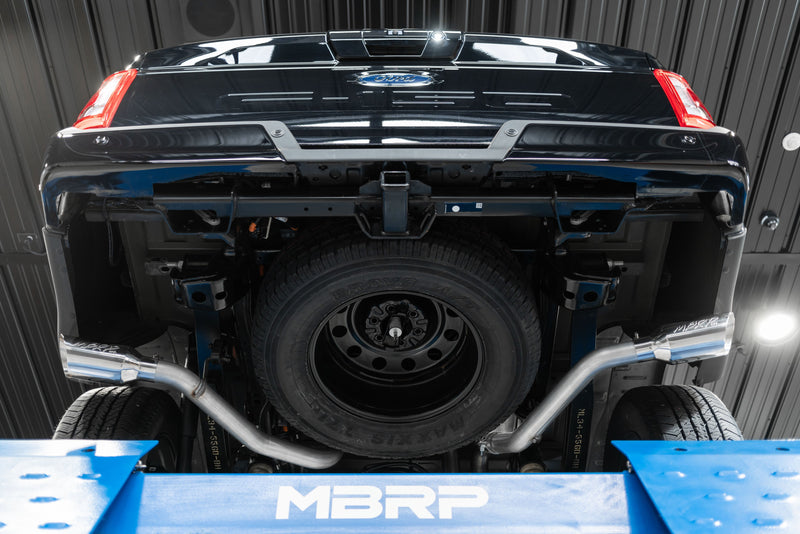 MBRP Armor Plus 3 Inch Cat Back Exhaust 2.5 Inch Dual Split Side Exit T409 Stainless | 2021+ Ford F-150