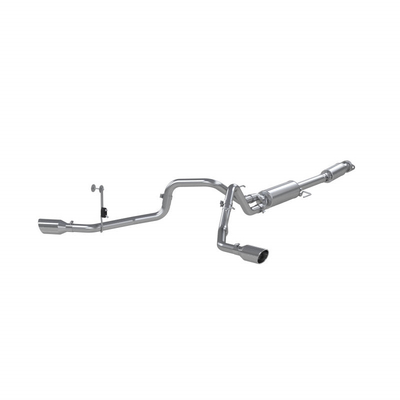 MBRP Armor Lite 3 Inch Cat Back Exhaust 2.5 Inch Dual Split Side Exit Aluminized | 2021+ Ford F-150