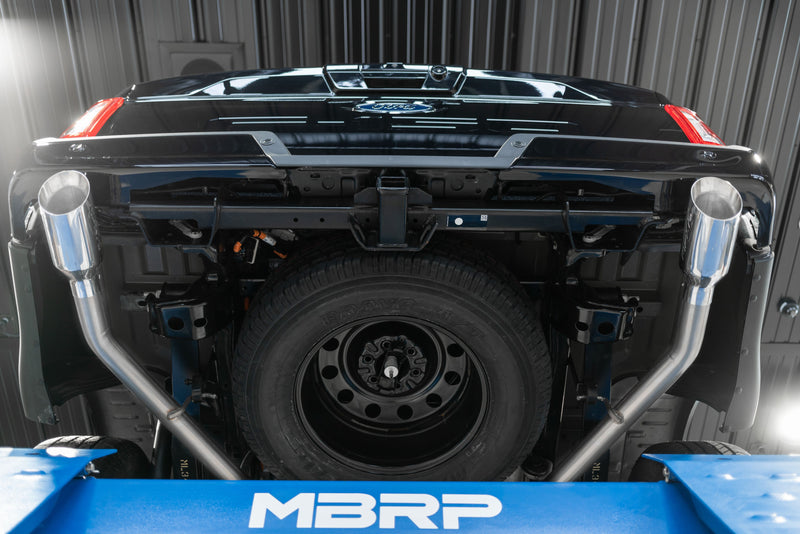 MBRP Armor Plus 3 Inch Cat Back Exhaust 2.5 Inch Dual Split Rear Exit T409 Stainless | 2021+ Ford F-150