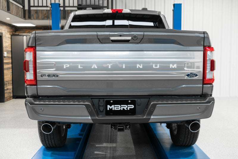 MBRP Armor Plus 3 Inch Cat Back Exhaust 2.5 Inch Dual Split Rear Exit T409 Stainless | 2021+ Ford F-150