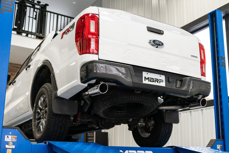 MBRP Armor Pro 3 Inch Cat Back Exhaust Dual Split Rear Exit | 2019-2023 Ford Ranger 2.3L EcoBoost