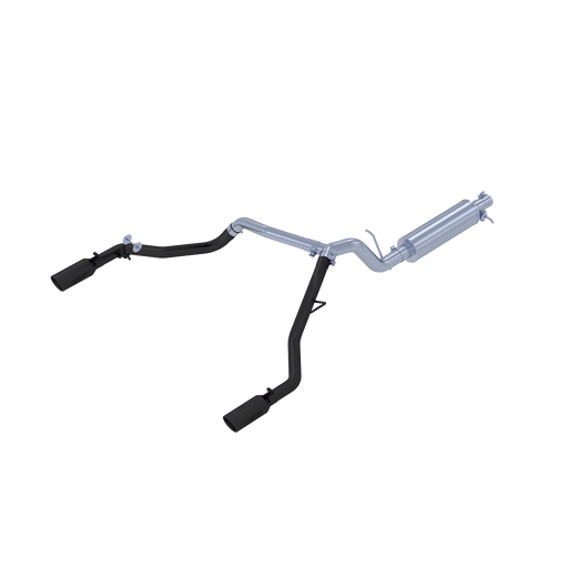 MBRP Armor BLK 3 Inch Cat Back Exhaust Dual Split Rear Exit | 2019-2023 Ford Ranger 2.3L EcoBoost