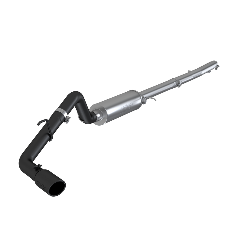 MBRP Armor BLK 3 Inch Cat Back Exhaust Single Side Exit | 2019-2023 Ford Ranger 2.3L EcoBoost