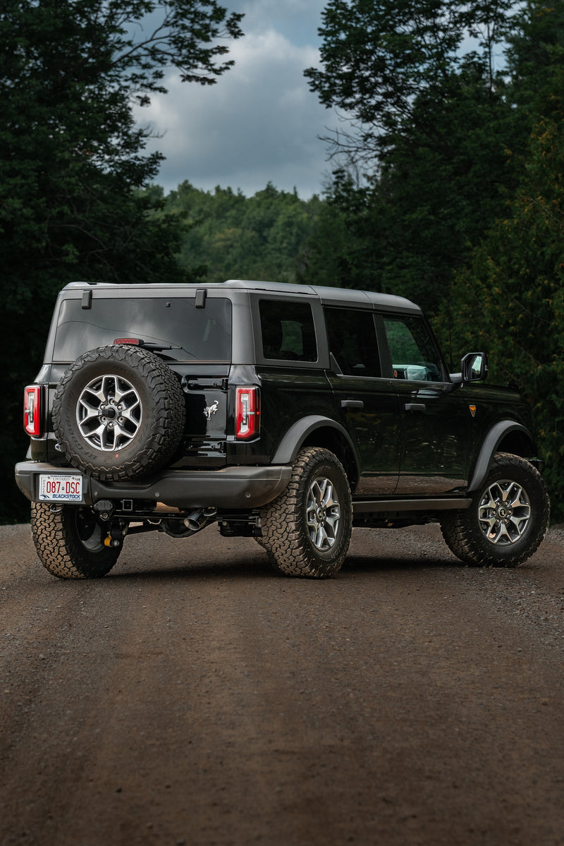 MBRP Armor Lite 3 Inch Cat Back Exhaust Single Rear Exit Aluminized | 2021+ Ford Bronco