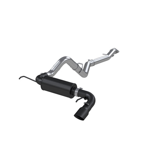 MBRP Armor BLK 3 Inch Cat Back Exhaust Single Rear Exit Black Coated | 2021+ Ford Bronco