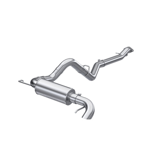 MBRP Armor Pro 3 Inch Cat Back Exhaust Single High Clearance Rear Exit T304 Stainless | 2021+ Ford Bronco