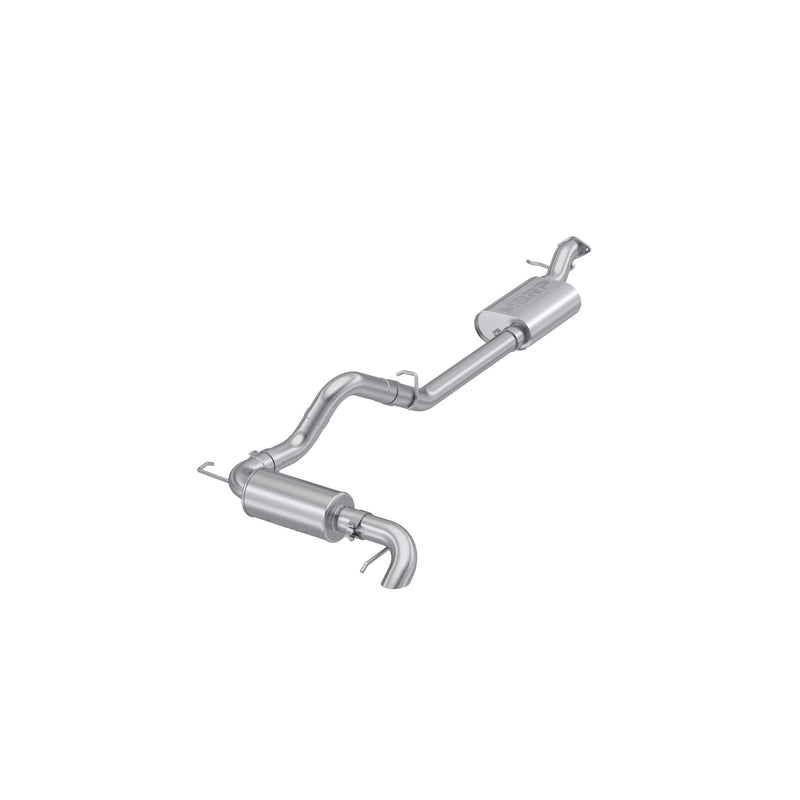 MBRP Armor Pro 3 Inch Cat Back Exhaust Single High Clearance Rear Exit Touring T304 Stainless | 2021+ Ford Bronco 2.3L/2.7L
