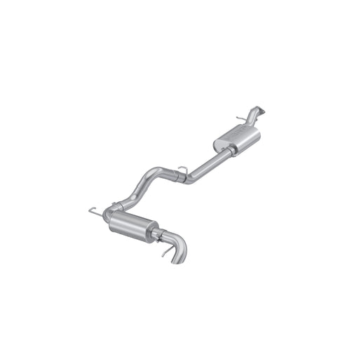 MBRP Armor Lite 3 Inch Cat Back Exhaust Single High Clearance Rear Exit Touring Aluminized | 2021+ Ford Bronco 2.3L/2.7L