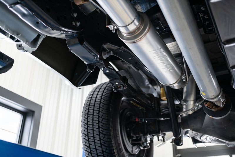 MBRP Armor Lite 4 Inch Resonator Back Exhaust Single Side | 2017+ Ford F-250/F-350