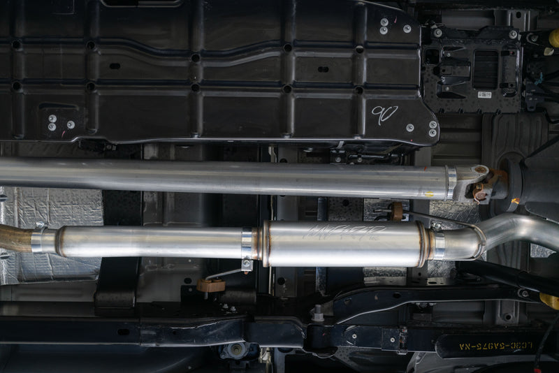 MBRP Armor Lite 4 Inch Resonator Back Exhaust Single Side | 2017+ Ford F-250/F-350