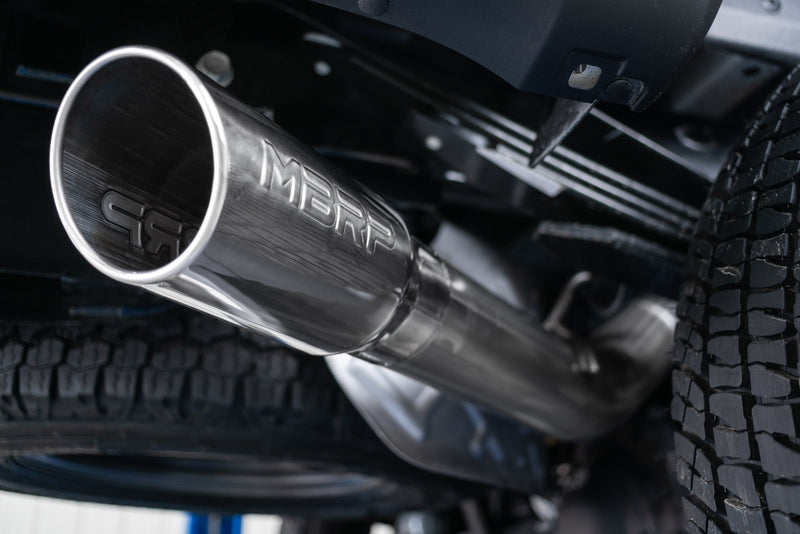 MBRP Armor Lite 4 Inch Resonator Back Exhaust Single Side | 2017+ Ford F-250/F-350