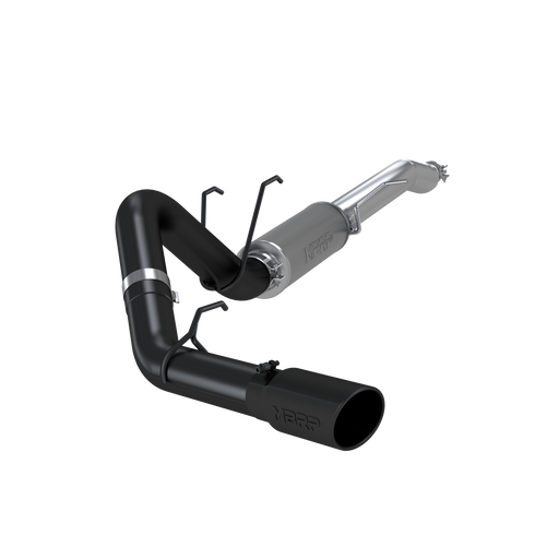MBRP Armor BLK 4 Inch Resonator Back Exhaust Single Side Exit | 2017+ Ford F-250/F-350