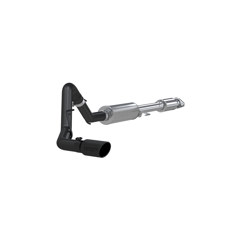 MBRP Armor BLK 3 Inch Cat Back Exhaust Single Side Exit Black Coated | 2015-2020 Ford F-150 5.0L