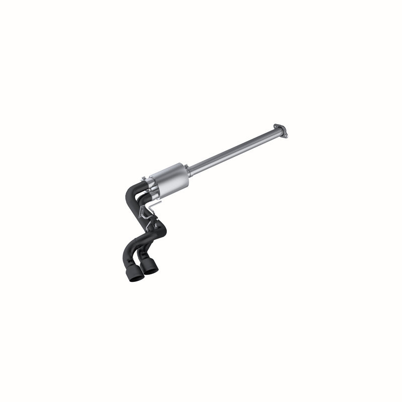 MBRP Armor BLK 3 Inch Cat Back Exhaust Pre-Axle Dual Outlet Black Coated | 2015-2020 Ford F-150