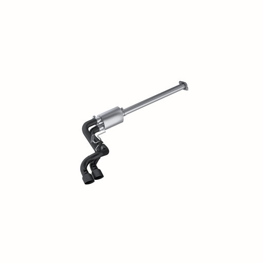 MBRP Armor BLK 3 Inch Cat Back Exhaust Pre-Axle Dual Outlet Black Coated | 2015-2020 Ford F-150
