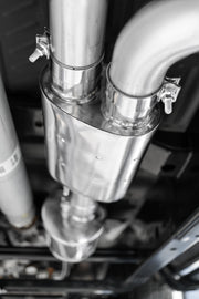 MBRP Armor Lite 3 Inch Cat Back Exhaust Pre-Axle Dual Outlet Aluminized Street Version | 2015-2020 Ford F-150