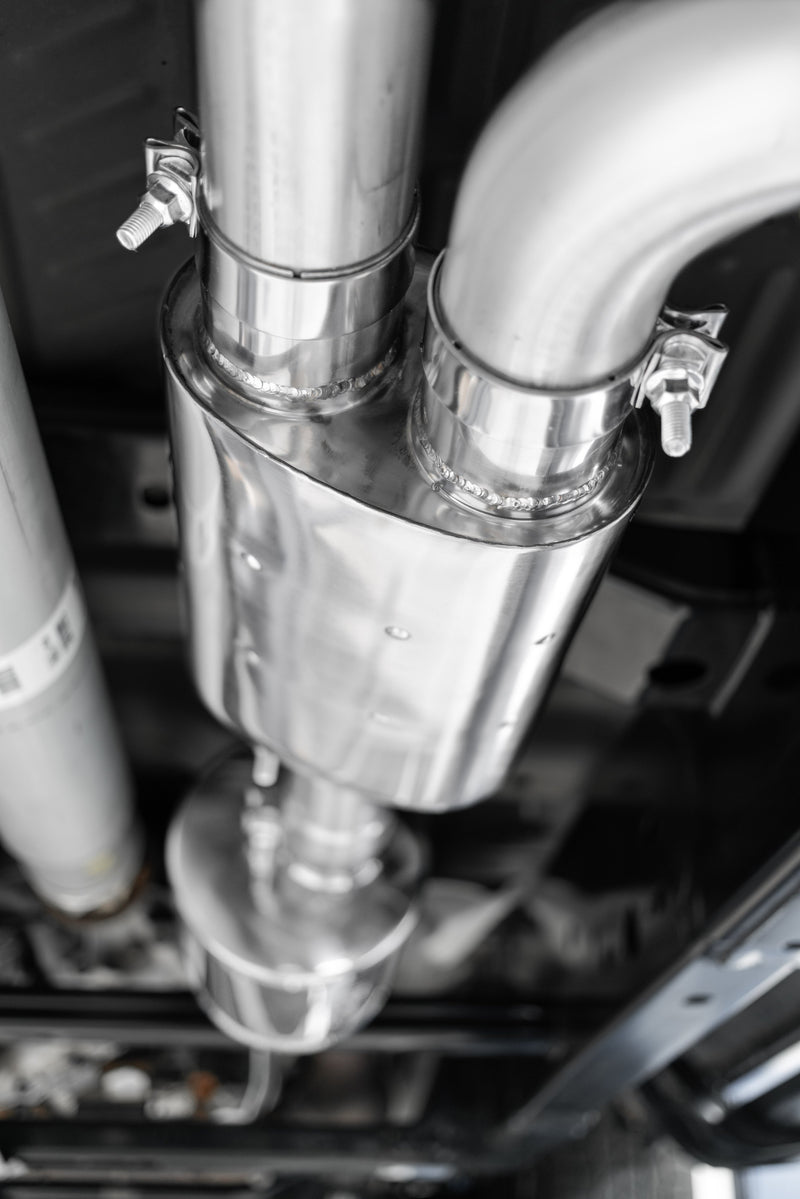 MBRP Armor Lite 3 Inch Cat Back Exhaust Pre-Axle Dual Outlet Aluminized Street Version | 2015-2020 Ford F-150
