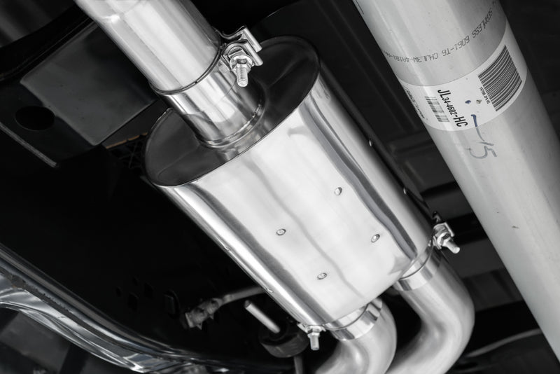 MBRP Armor BLK 3 Inch Cat Back Exhaust Pre-Axle Dual Outlet Black Coated Street Version | 2015-2020 Ford F-150
