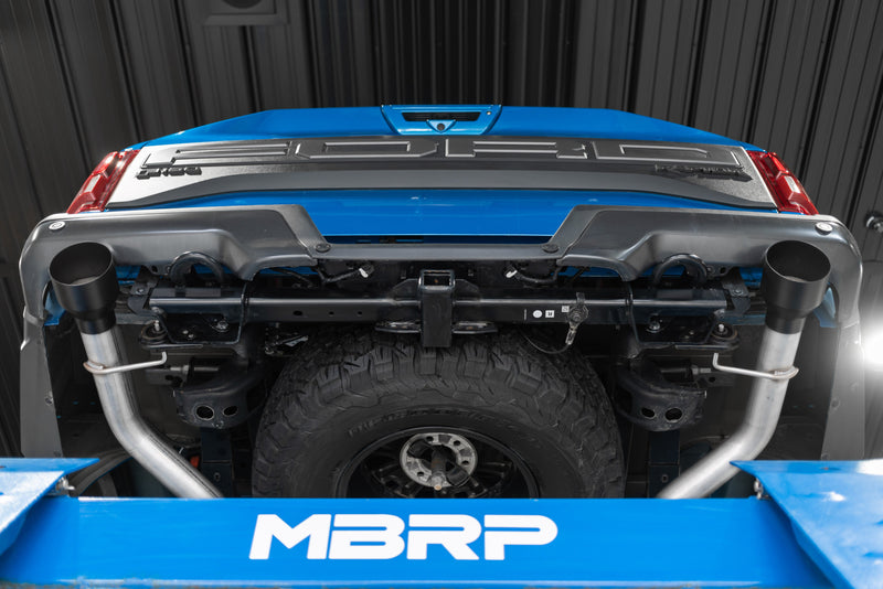 MBRP Armor Plus 3 Inch Resonator Back Exhaust Dual Rear Exit T409 Stainless | 2017-2020 Ford F-150 Raptor 3.5L EcoBoost