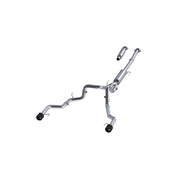 MBRP Armor Pro 3 Inch Cat Back Exhaust Dual Rear Exit T304 Stainless with Carbon Fiber Tips | 2021+ Ford F-150 Tremor and 2022+ Ford F-150
