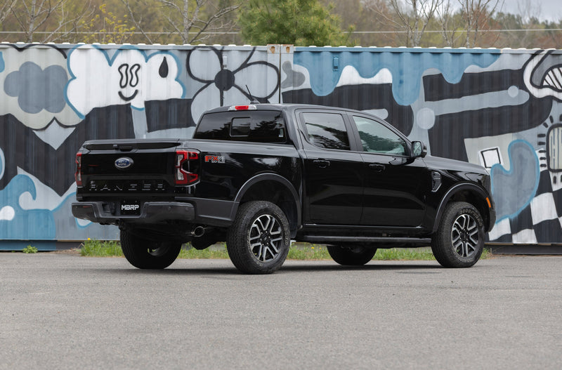 MBRP Armor Pro 3 Inch Cat Back Exhaust Single Side Exit T304 Stainless with Polished Tip | 2024 Ford Ranger 2.3L EcoBoost