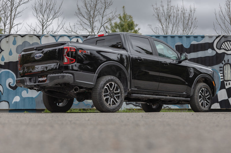MBRP Armor Pro 3 Inch Cat Back Exhaust Single Side Exit T304 Stainless with Polished Tip | 2024 Ford Ranger 2.3L EcoBoost