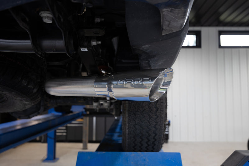 MBRP Armor Pro 3 Inch Cat Back Exhaust Single Side Exit T304 Stainless with Polished Tip | 2024 Ford Ranger 2.3L EcoBoost