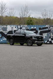 MBRP Armor BLK 3 Inch Cat Back Exhaust Single Side Exit Black Coated Aluminized with Black Tip | 2024 Ford Ranger 2.3L EcoBoost