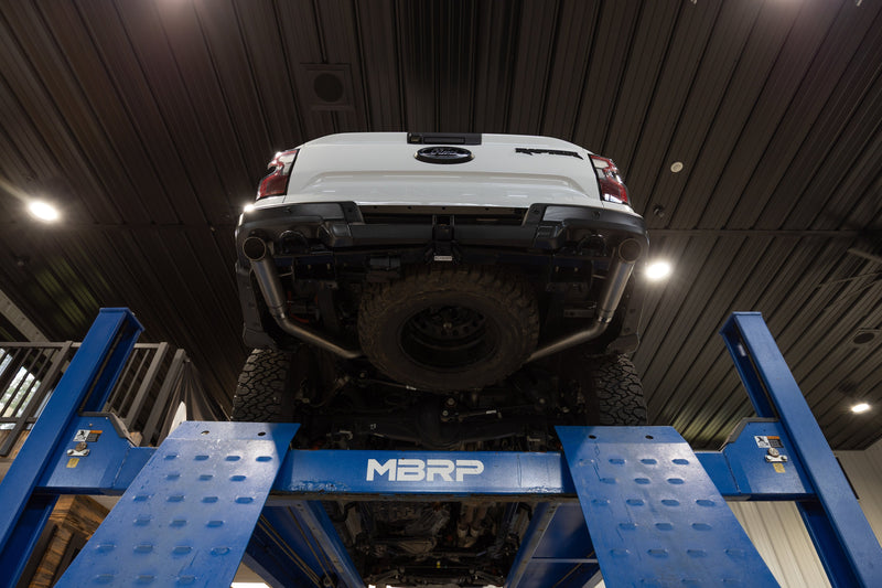 MBRP Armor Pro 3 Inch Axle Back Exhaust Dual Rear Turn Down | 2024+ Ford Ranger Raptor 3.0L EcoBoost