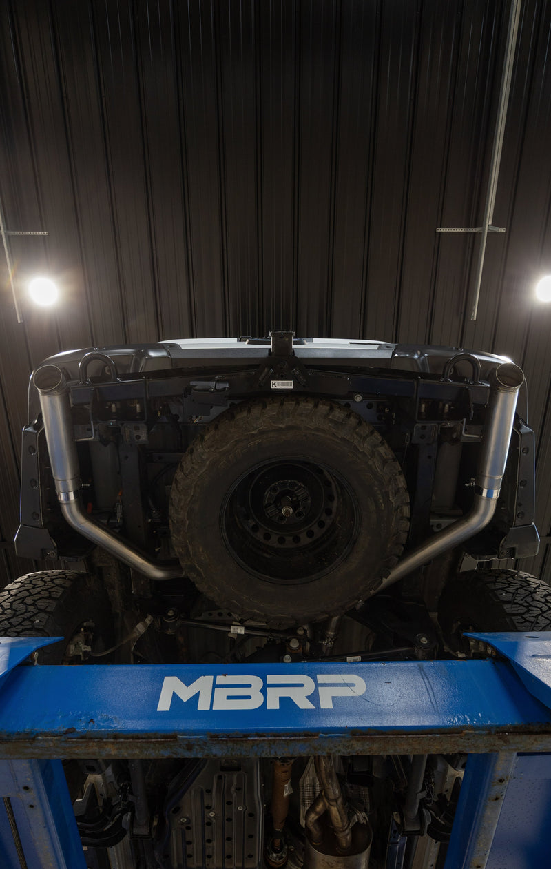 MBRP Armor Pro 3 Inch Axle Back Exhaust Dual Rear Turn Down | 2024+ Ford Ranger Raptor 3.0L EcoBoost