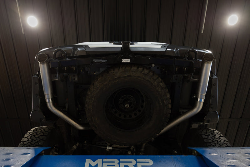 MBRP Armor Pro 3 Inch Axle Back Exhaust Dual Rear Turn Down | 2024+ Ford Ranger Raptor 3.0L EcoBoost