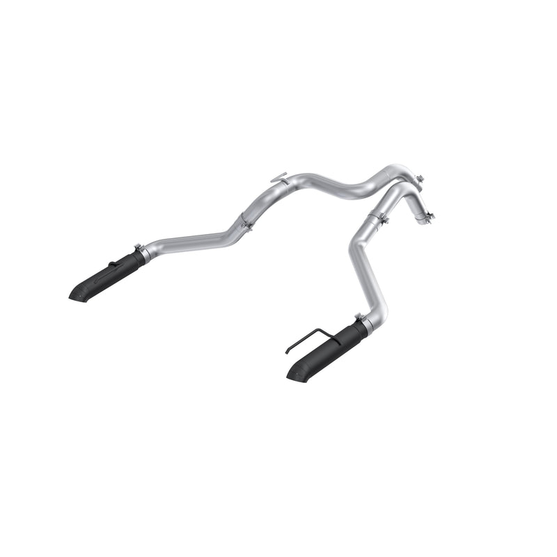 MBRP Armor BLK 3 Inch Axle Back Exhaust Dual Rear Turn Down | 2024+ Ford Ranger Raptor 3.0L EcoBoost