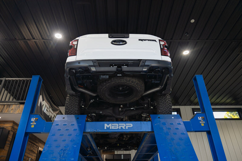 MBRP Armor BLK 3 Inch Axle Back Exhaust Dual Rear Turn Down | 2024+ Ford Ranger Raptor 3.0L EcoBoost
