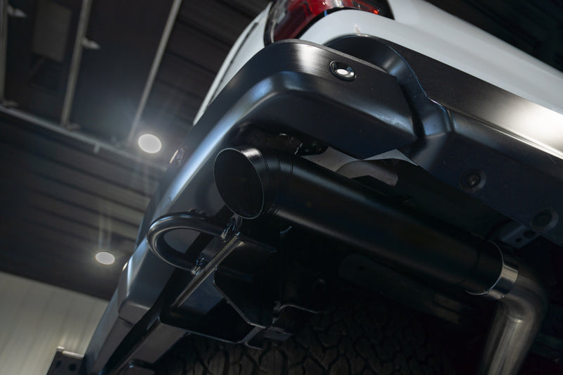 MBRP Armor BLK 3 Inch Axle Back Exhaust Dual Rear Turn Down | 2024+ Ford Ranger Raptor 3.0L EcoBoost