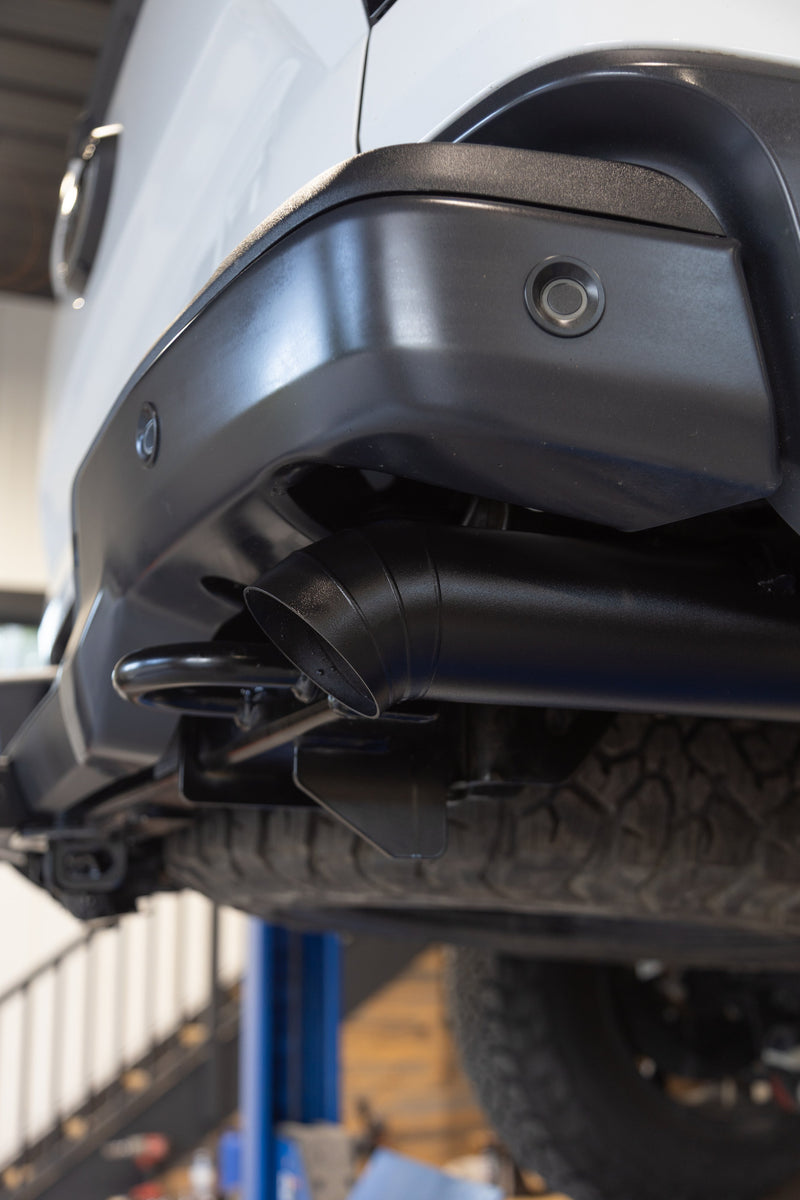 MBRP Armor BLK 3 Inch Axle Back Exhaust Dual Rear Turn Down | 2024+ Ford Ranger Raptor 3.0L EcoBoost